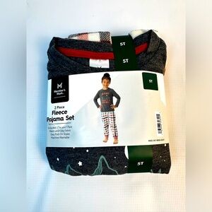 2 Piece Girls Sleep Cozy Fleece Pajama Set 5T